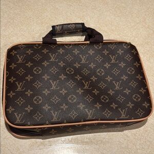 Monogram Laptop Bag in Brown